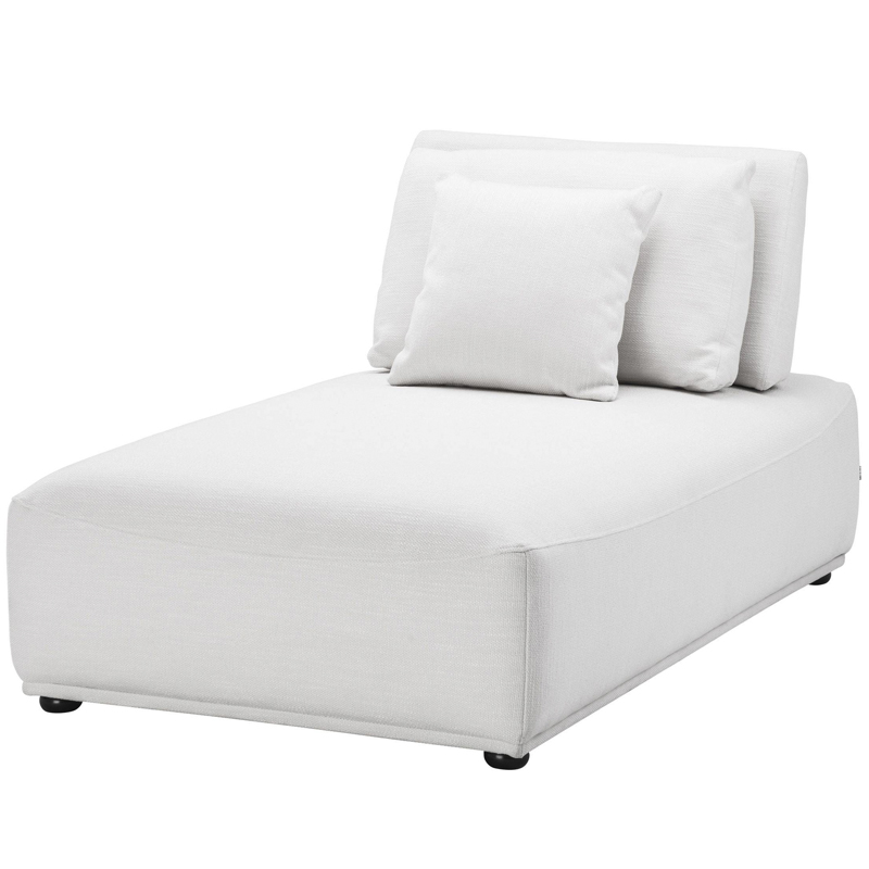Кресло Eichholtz Chaise Longue Mondial white Белый Черный Кресло Eichholtz Chaise Longue Mondial white Белый Черный в Волгограде | Loft Concept