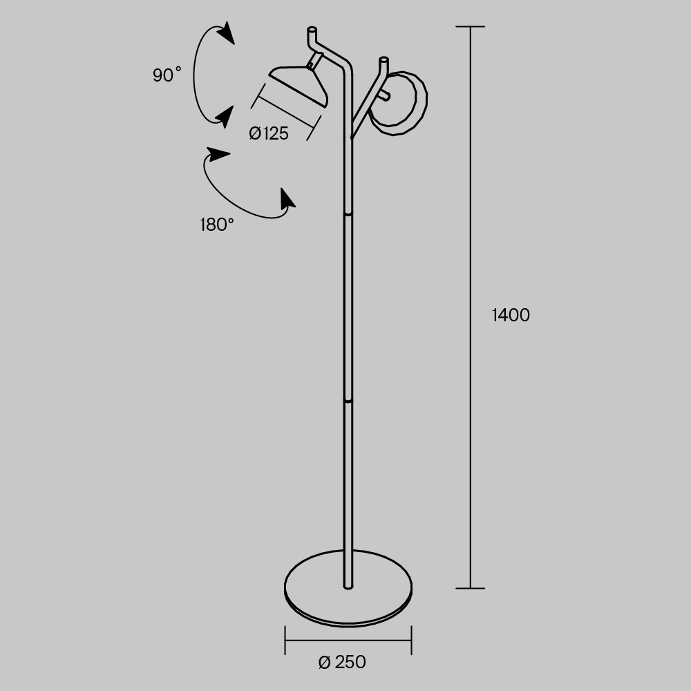 Напольный светильник Combo 3000-6000К 20Вт в Волгограде