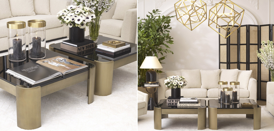 Кофейный стол Eichholtz Coffee Table Courrier Кофейный стол Eichholtz Coffee Table Courrier - Loft-Concept в Волгограде
