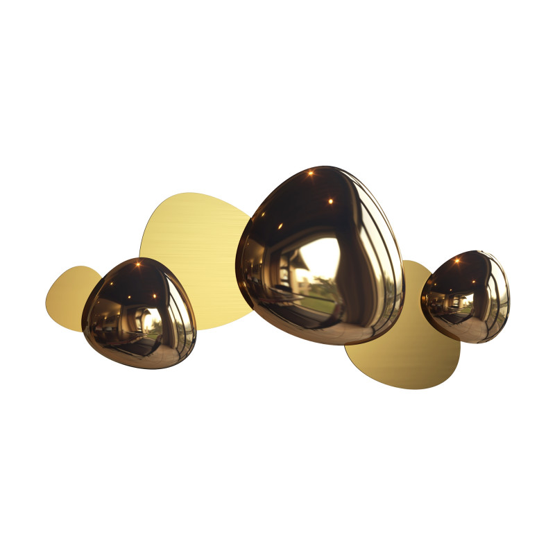 Бра Gold Matt & Gloss 2 Глянцевое золото матовое золото Бра Gold Matt & Gloss 2 Глянцевое золото матовое золото в Волгограде | Loft Concept