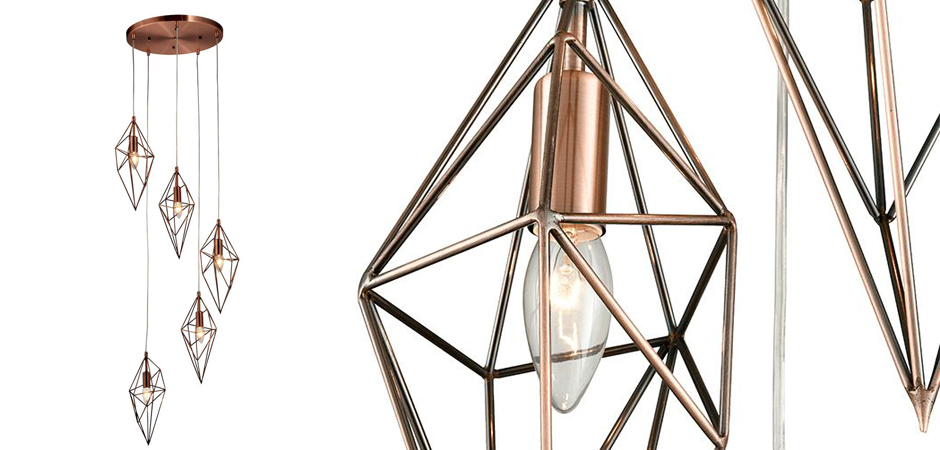 Люстра Volumetric Polygons Copper Люстра Volumetric Polygons Copper - Loft-Concept в Волгограде