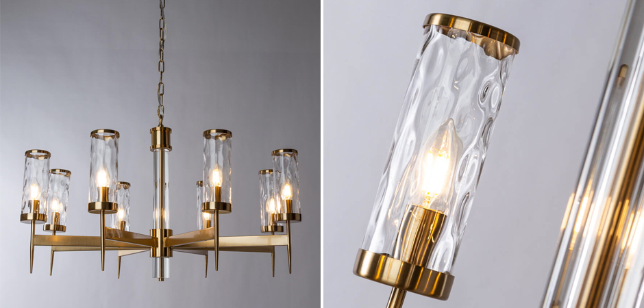 Люстра Brass Wheel в Американском стиле Люстра Brass Wheel в Американском стиле - Loft-Concept в Волгограде