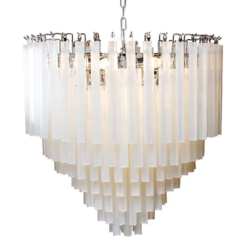 Люстра Eichholtz Chandelier Nova Chrome Молочный Хром Люстра Eichholtz Chandelier Nova Chrome Молочный Хром в Волгограде | Loft Concept