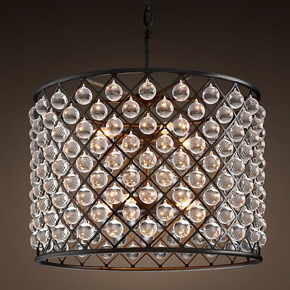 Люстра RH SPENCER HOOP CHANDELIER 70 Черный Люстра RH SPENCER HOOP CHANDELIER 70 Черный в Волгограде | Loft Concept