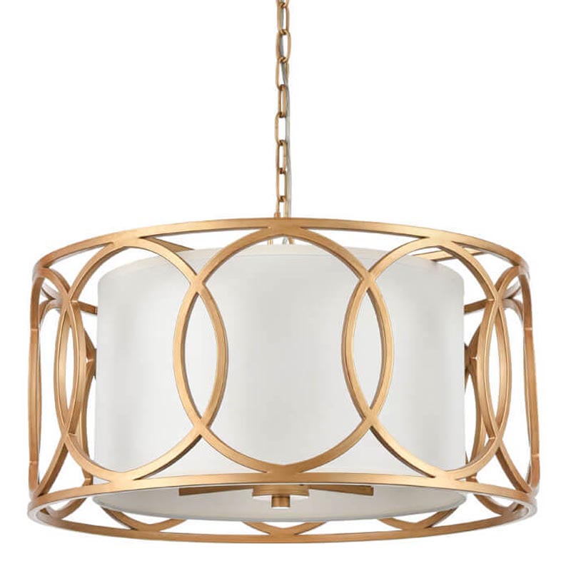 Люстра Anetoun Chandelier Золотой Белый Люстра Anetoun Chandelier Золотой Белый в Волгограде | Loft Concept