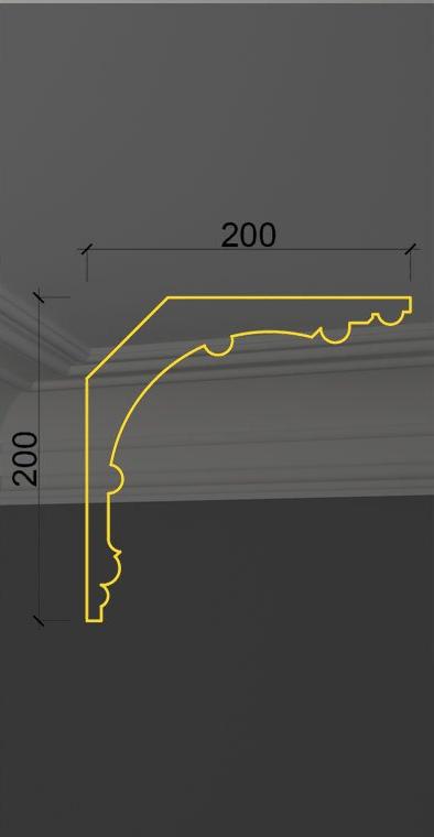 Гладкий карниз KT-51 в Волгограде