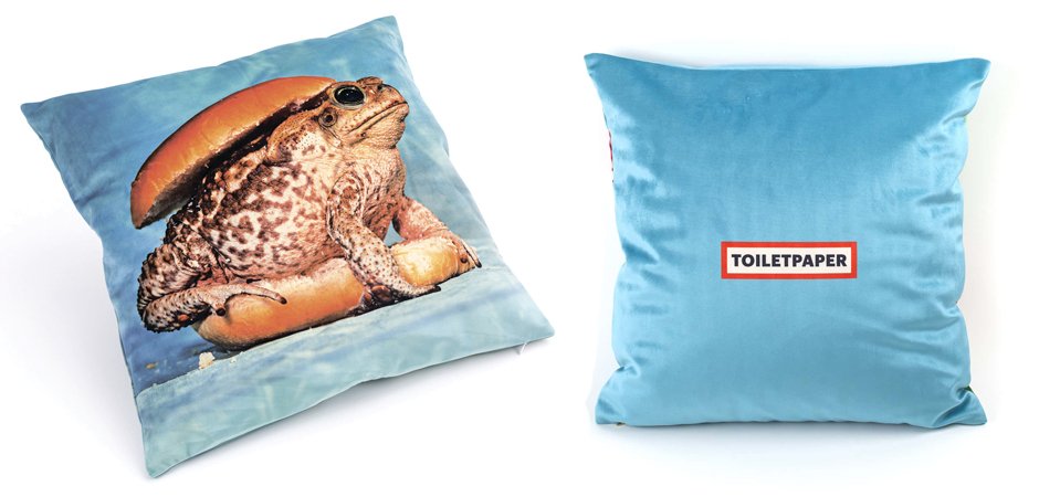 Подушка Seletti Cushion Toad Toiletpaper Подушка Seletti Cushion Toad Toiletpaper - Loft-Concept в Волгограде
