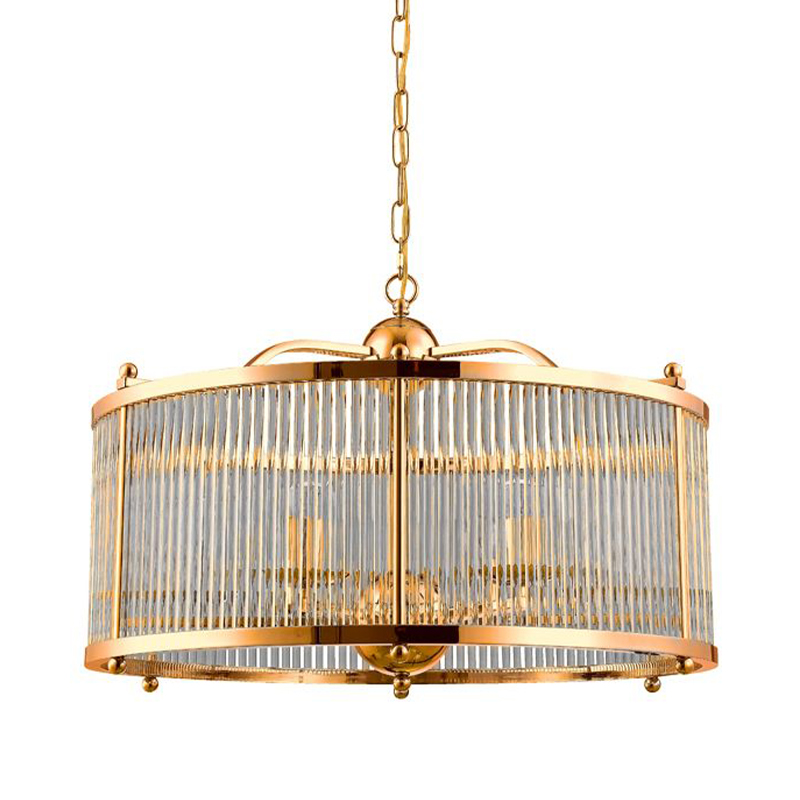 Люстра Gorden Gold Chandelier Золотой Прозрачное Стекло Люстра Gorden Gold Chandelier Золотой Прозрачное Стекло в Волгограде | Loft Concept