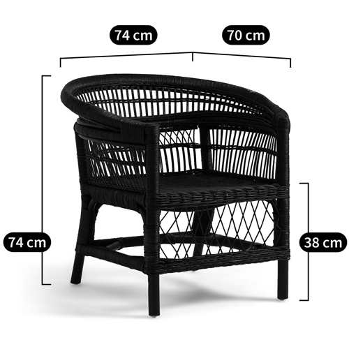 Кресло из ротанга Amadis Rattan Armchair Кресло из ротанга Amadis Rattan Armchair в Волгограде