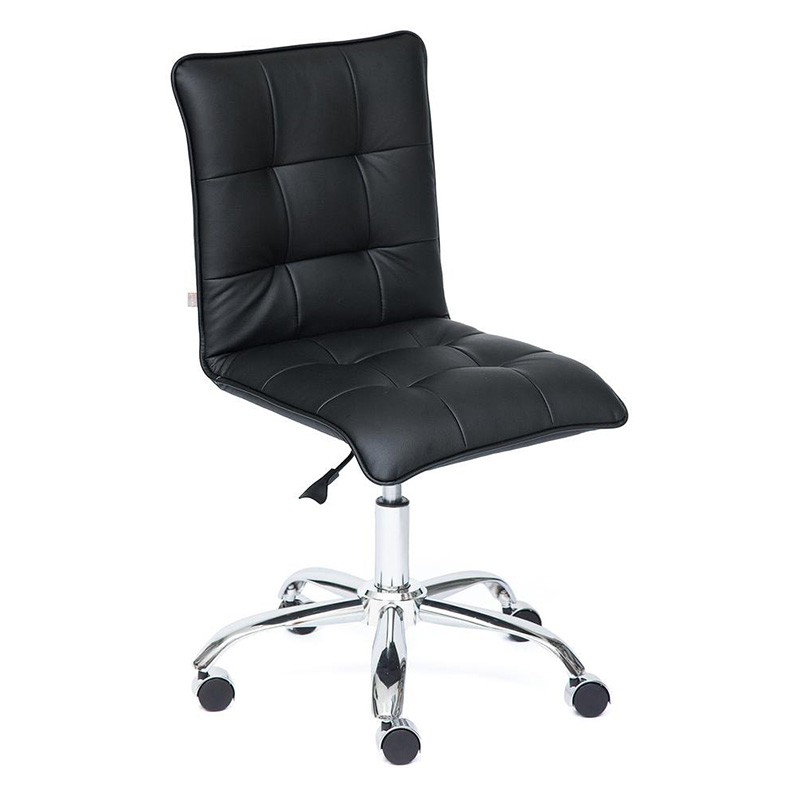 Кресло Deborah eco-leather black Черный Хром Кресло Deborah eco-leather black Черный Хром в Волгограде | Loft Concept