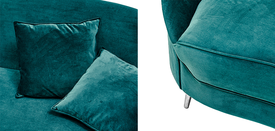Диван Paulet Sofa Изумрудный велюр Диван Paulet Sofa Изумрудный велюр - Loft-Concept в Волгограде