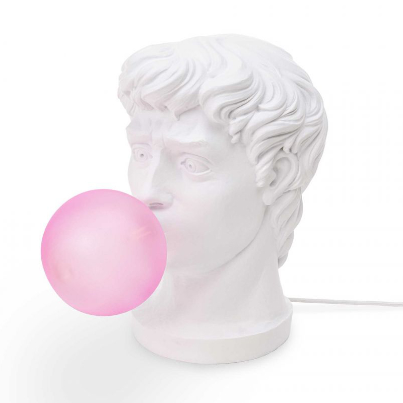 Настольная лампа Seletti Wonder times Белый Розовый Настольная лампа Seletti Wonder times Белый Розовый в Волгограде | Loft Concept