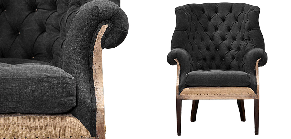 Кресло Gamilton Armchair Graphite Кресло Gamilton Armchair Graphite - Loft-Concept в Волгограде