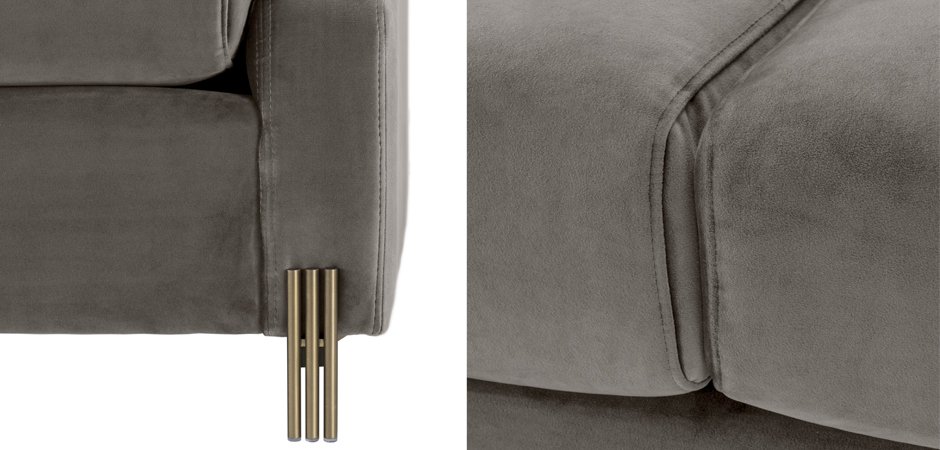 Диван Eichholtz Sofa Candice grey Диван Eichholtz Sofa Candice grey - Loft-Concept в Волгограде