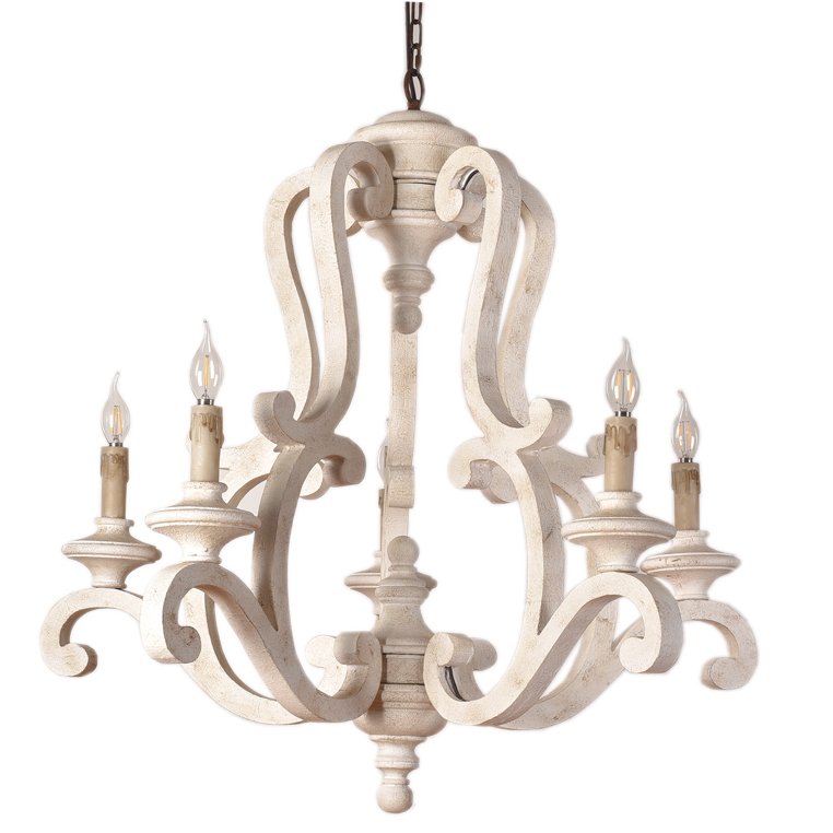 Люстра Ivory Provence Chandeliers Бежево-серый Коричневый Люстра Ivory Provence Chandeliers Бежево-серый Коричневый в Волгограде | Loft Concept