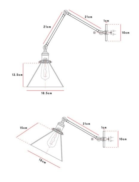 Бра Gloce Cone Shade Loft Industrial Glass в Волгограде