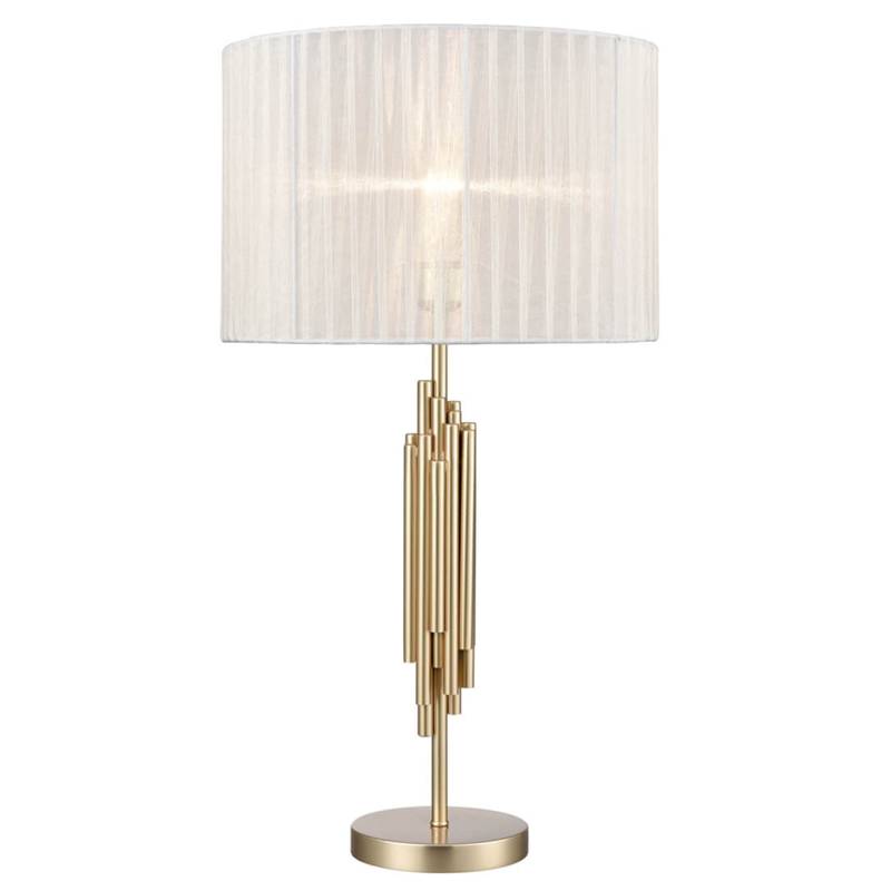 Настольная лампа с Абажуром Odeon Table Lamp ivory ( слоновая кость ) Золотой Настольная лампа с Абажуром Odeon Table Lamp ivory ( слоновая кость ) Золотой в Волгограде | Loft Concept