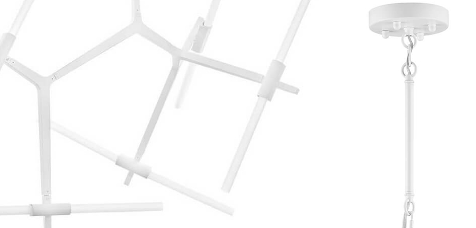 Люстра Агнес Chandelier White 10 - фото №1