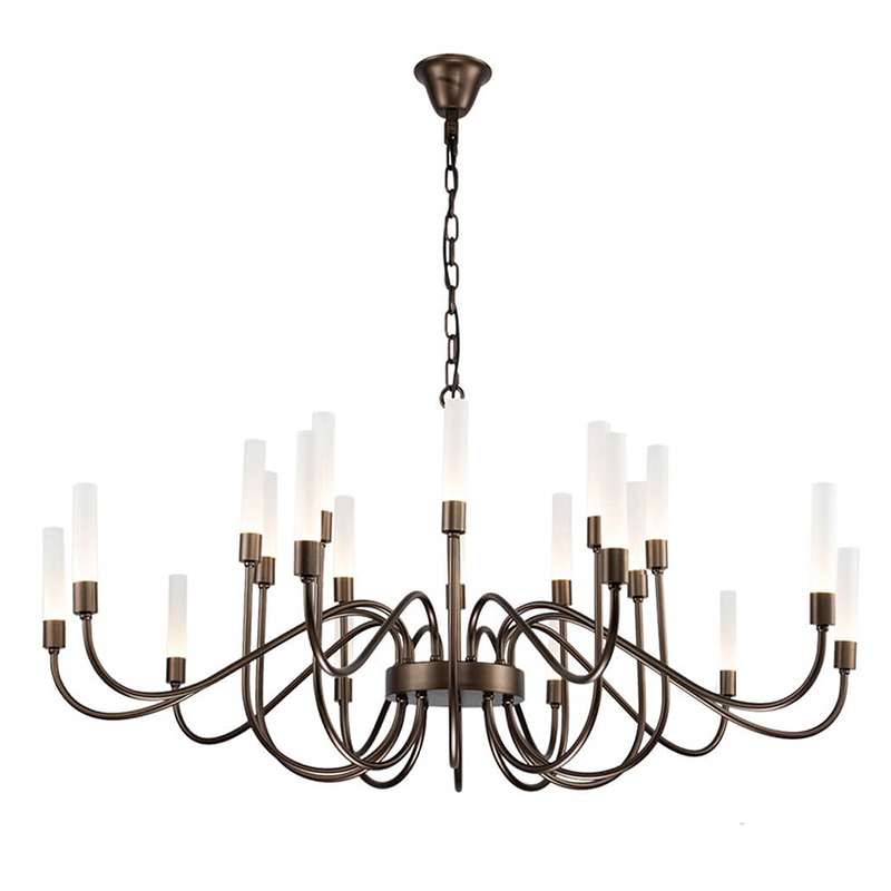 Люстра Faiber Brown Chandelier Коричневый Люстра Faiber Brown Chandelier Коричневый в Волгограде | Loft Concept