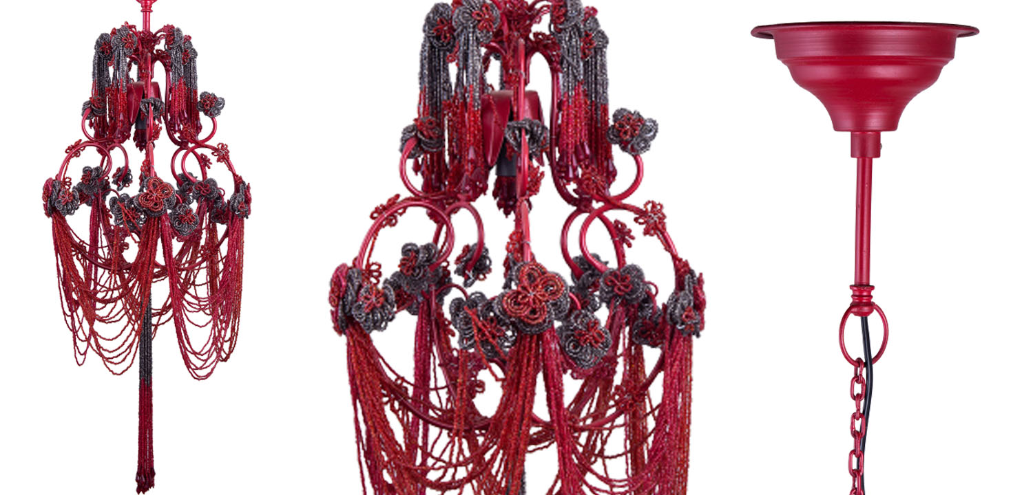 Подвесной светильник Moselle red - фото