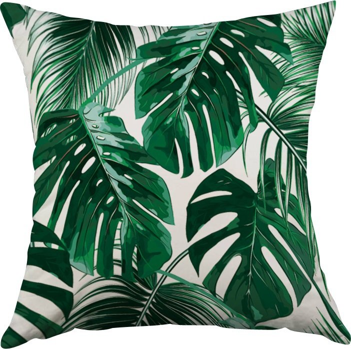 Декоративная подушка Tropics #5 Зеленый Декоративная подушка Tropics #5 Зеленый в Волгограде | Loft Concept