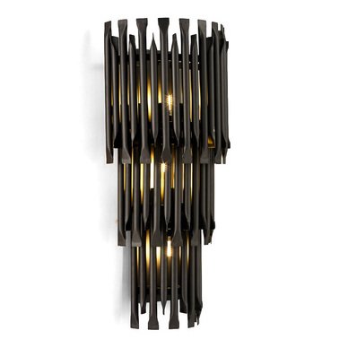 Бра MATHENY III WALL LAMP by DELIGHTFULL Black Черный матовый Бра MATHENY III WALL LAMP by DELIGHTFULL Black Черный матовый в Волгограде | Loft Concept
