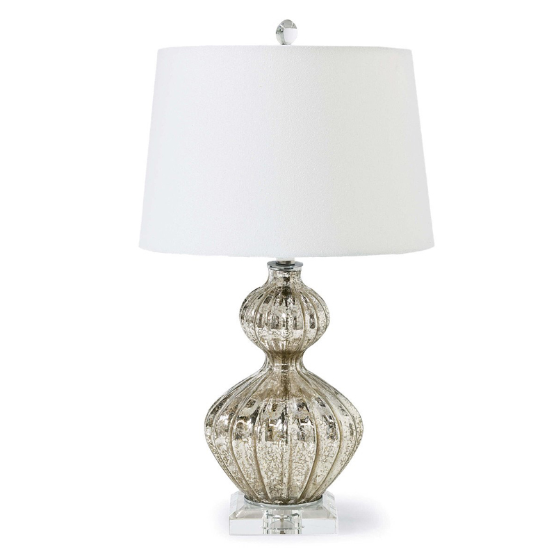 Настольная лампа Loraine Silver Table lamp Серебряный Настольная лампа Loraine Silver Table lamp Серебряный в Волгограде | Loft Concept