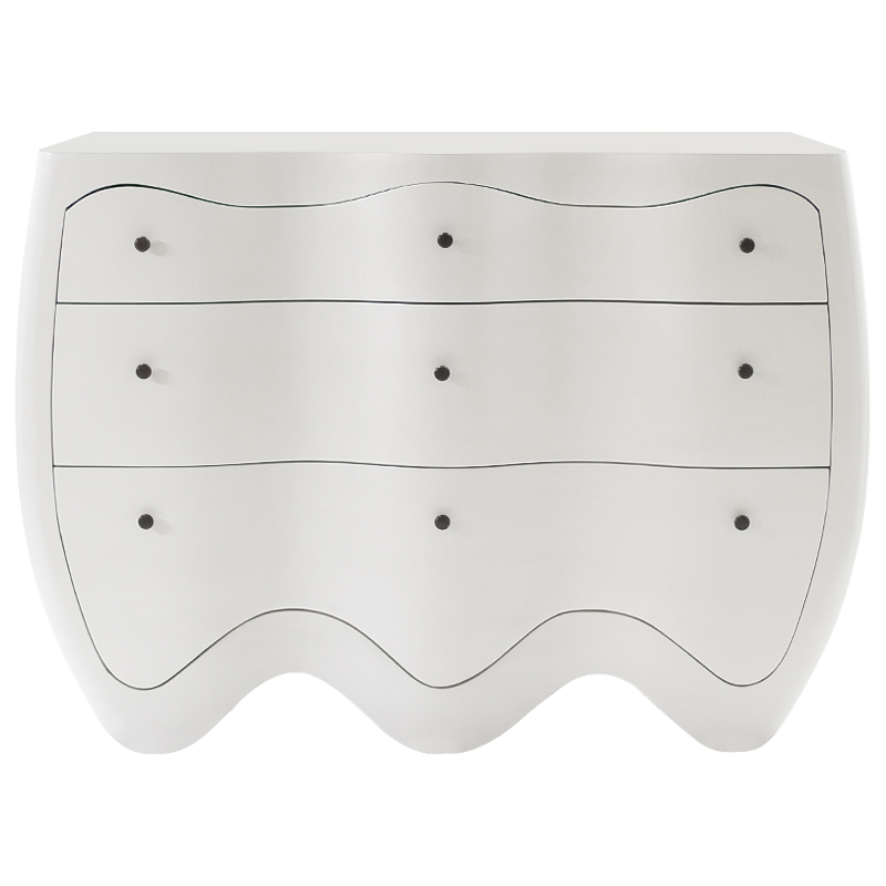 Комод WAVES Kelly Wearstler Chest of Drawers Белый Комод WAVES Kelly Wearstler Chest of Drawers Белый в Волгограде | Loft Concept