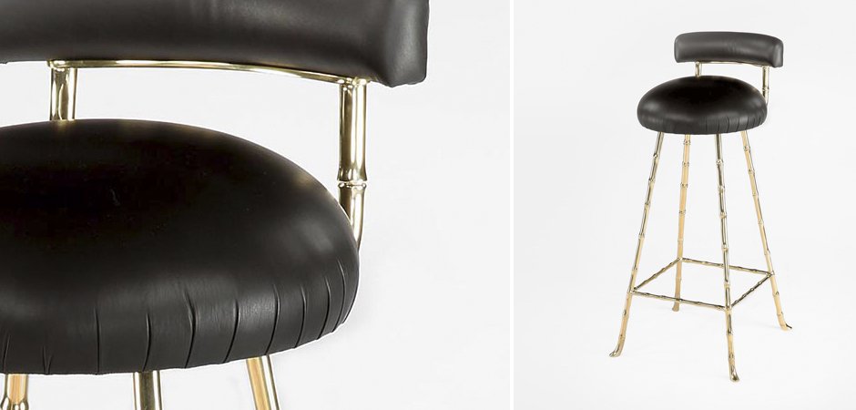 Барный стул High Upholstered Bar Stool Барный стул High Upholstered Bar Stool - Loft-Concept в Волгограде