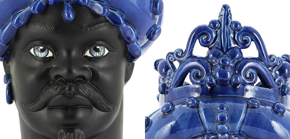 Ваза VASE MORO MAN MED. MAT Blue Ваза VASE MORO MAN MED. MAT Blue - Loft-Concept в Волгограде