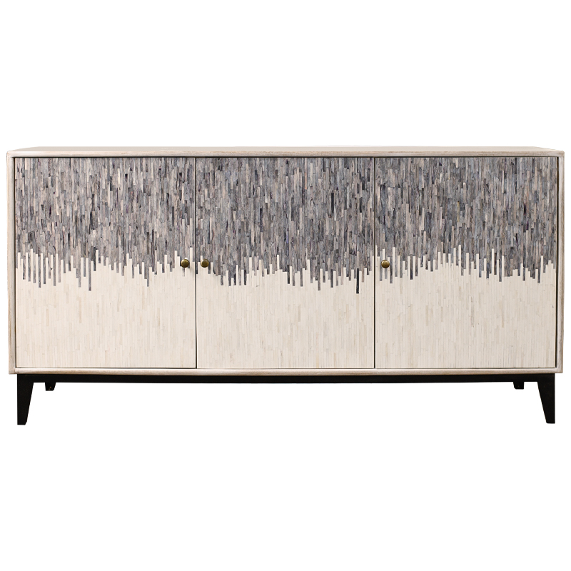 Комод с инкрустацией Grey White Bone Inlay Серый Белый ivory ( слоновая кость ) Комод с инкрустацией Grey White Bone Inlay Серый Белый ivory ( слоновая кость ) в Волгограде | Loft Concept