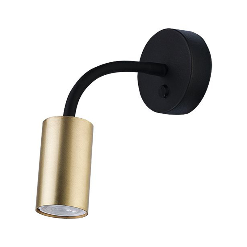 Бра Noor Spot Wall Lamp brass Латунь Черный Бра Noor Spot Wall Lamp brass Латунь Черный в Волгограде | Loft Concept