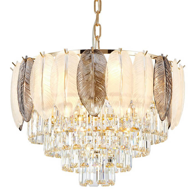 Люстра Crystal in Petals Chandelier 51 Глянцевое золото Люстра Crystal in Petals Chandelier 51 Глянцевое золото в Волгограде | Loft Concept