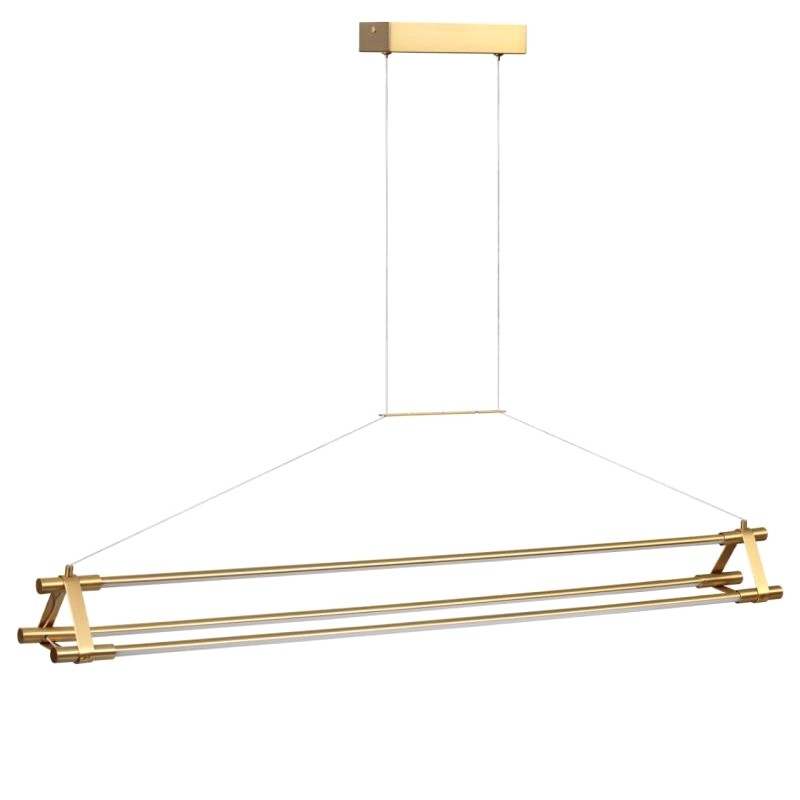 Люстра Trumpet tube Ширина 117.5см Бронза Белый в Волгограде | Loft Concept 