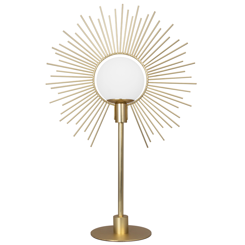 Настольная лампа Table lamp Soleil Латунь Белое матовое стекло Настольная лампа Table lamp Soleil Латунь Белое матовое стекло в Волгограде | Loft Concept
