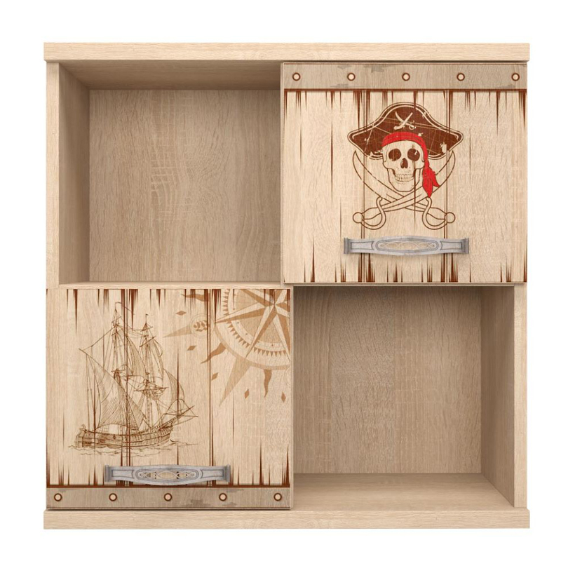 Полка Pirate Theme square Светлый дуб Полка Pirate Theme square Светлый дуб в Волгограде | Loft Concept