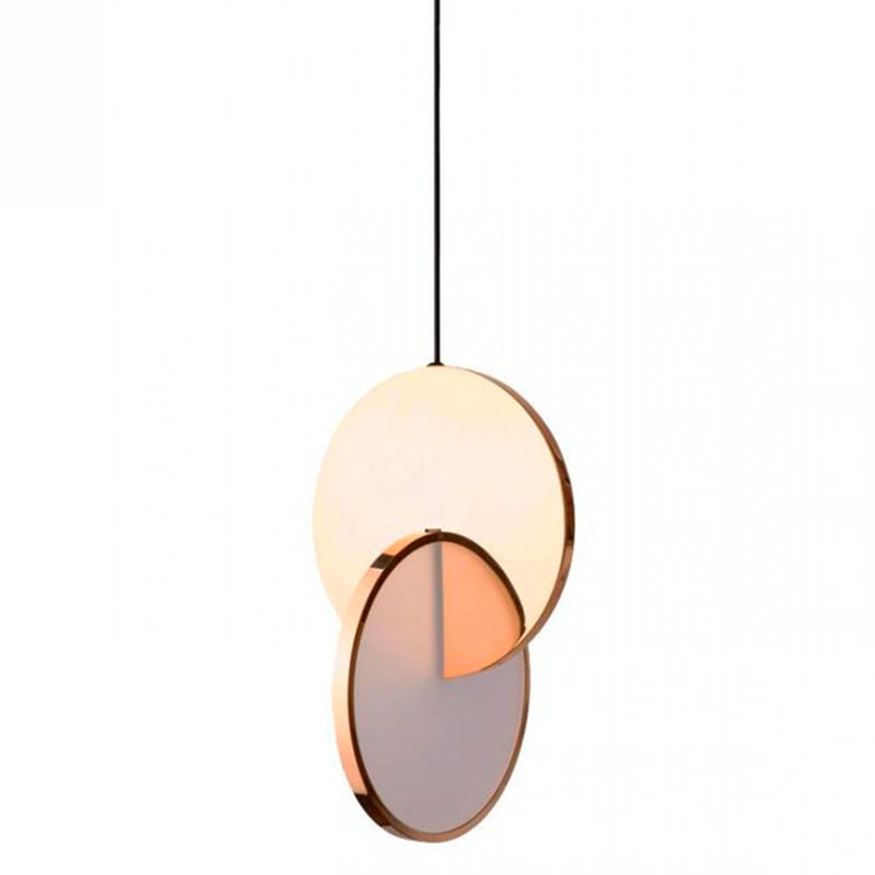Подвесной светильник Eclipse Pendant Light Gold Золотой Белый Подвесной светильник Eclipse Pendant Light Gold Золотой Белый в Волгограде | Loft Concept