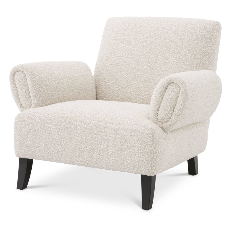 Кресло Eichholtz Chair Fausto Кремовый Черный Кресло Eichholtz Chair Fausto Кремовый Черный в Волгограде | Loft Concept