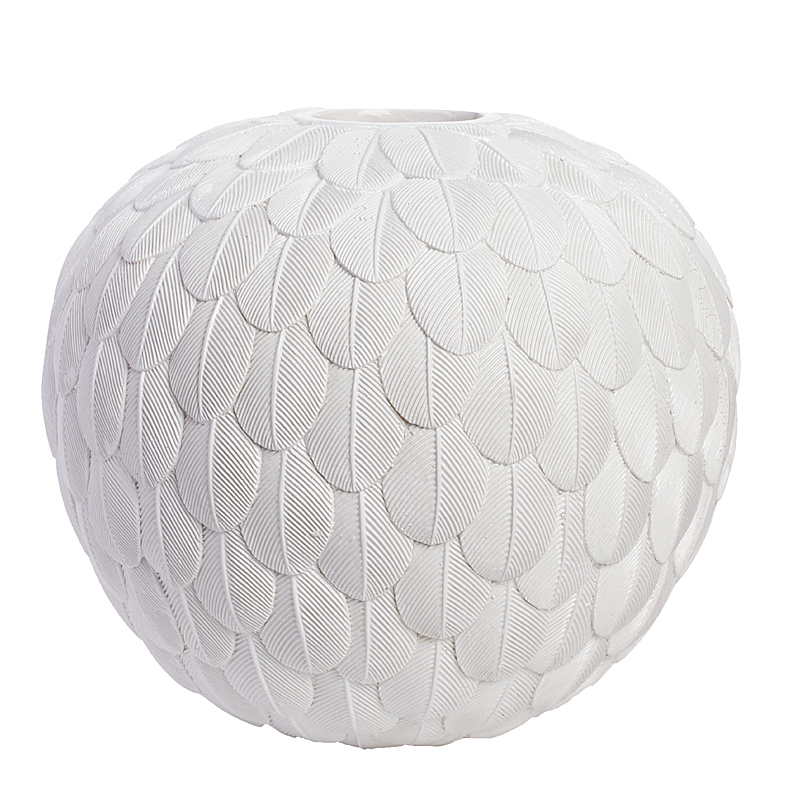 Ваза Feather Ball Белый Ваза Feather Ball Белый в Волгограде | Loft Concept