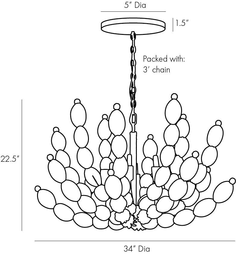 Люстра Arteriors INDI CHANDELIER Люстра Arteriors INDI CHANDELIER в Волгограде