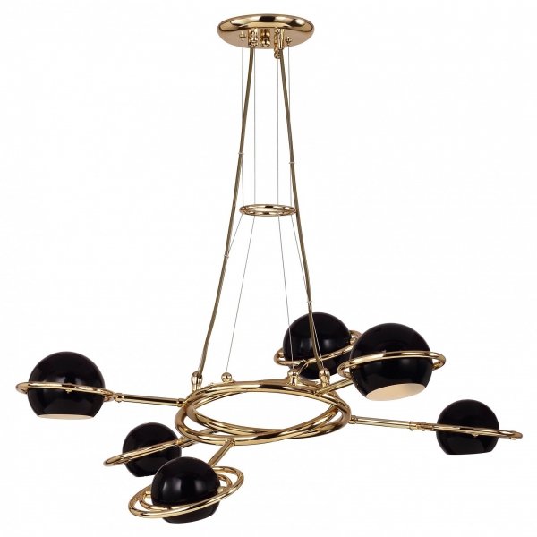 Люстра Delightfull Cosmo Suspention Light Black 6 Черный Люстра Delightfull Cosmo Suspention Light Black 6 Черный в Волгограде | Loft Concept