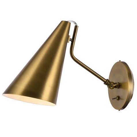 Бра VC light CLEMENTE wall lamp Латунь Бра VC light CLEMENTE wall lamp Латунь в Волгограде | Loft Concept