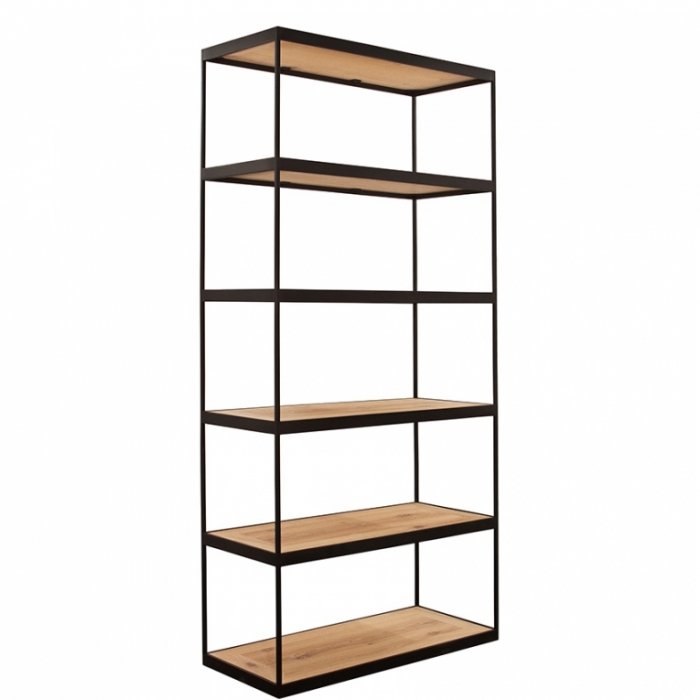 Стеллаж Industrial Oak Shelving Unit Стеллаж Industrial Oak Shelving Unit в Волгограде | Loft Concept