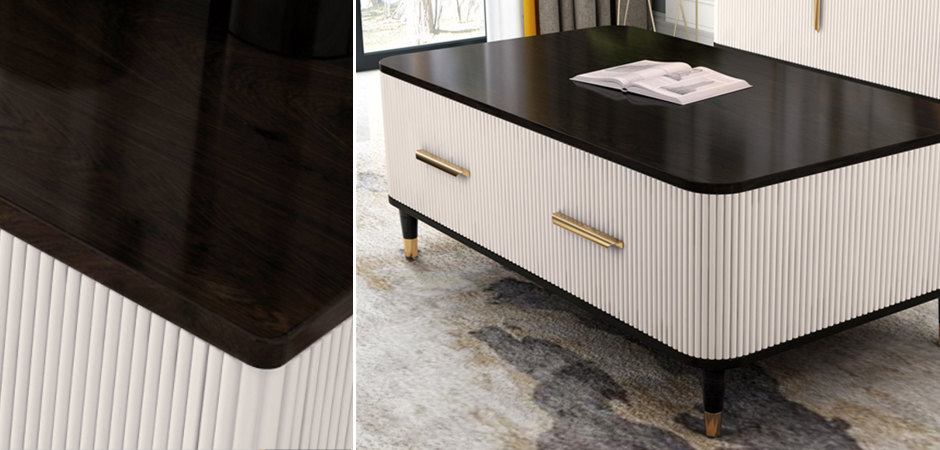Birmingham Textured Coffee Table White Birmingham Textured Coffee Table White - Loft-Concept в Волгограде