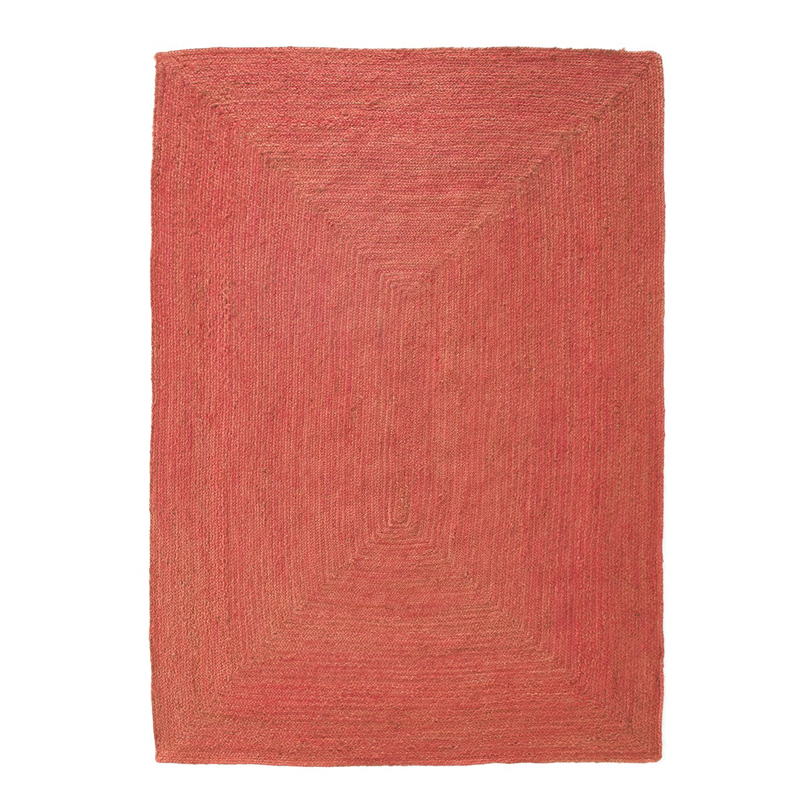 Ковер Rectangular Carpet red 100% джут Красный Ковер Rectangular Carpet red 100% джут Красный в Волгограде | Loft Concept