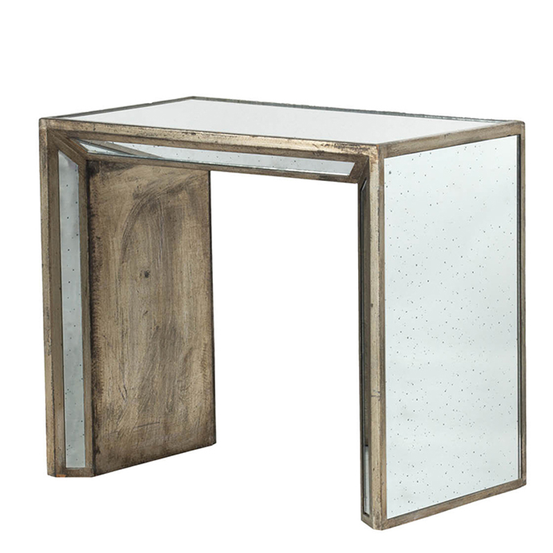 Приставной столик Mirrored Wide Side Зеркало Приставной столик Mirrored Wide Side Зеркало в Волгограде | Loft Concept