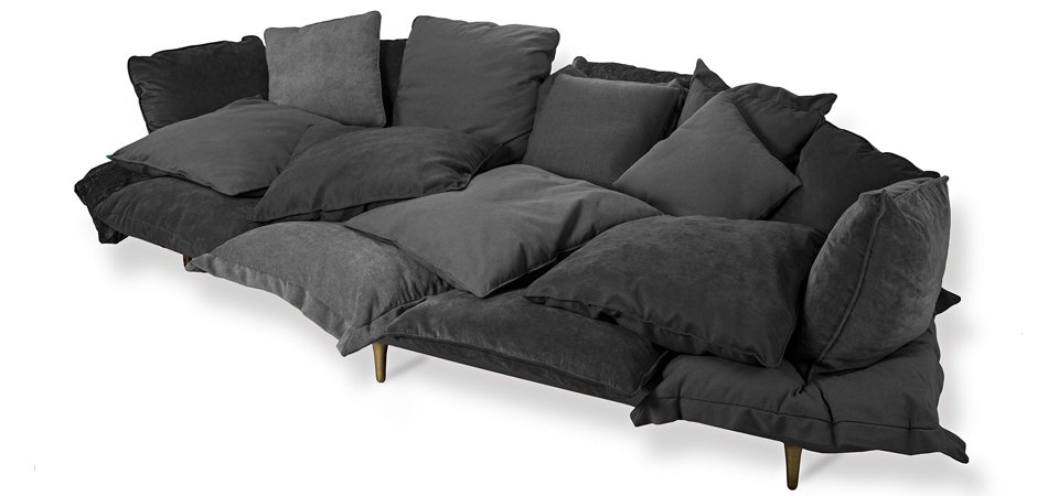 Диван Seletti Sofa Comfy charcoal grey Диван Seletti Sofa Comfy charcoal grey - Loft-Concept в Волгограде