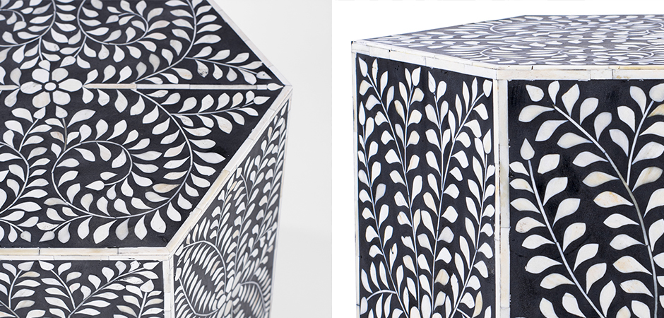 Табурет Inlaid Bone Hexagon Табурет Inlaid Bone Hexagon - Loft-Concept в Волгограде