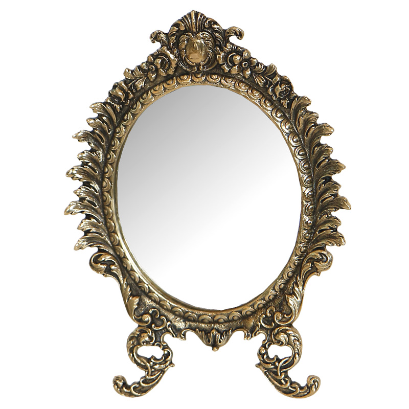 Зеркало настольное в бронзовой раме King Bronze Mirrors Бронза Зеркало настольное в бронзовой раме King Bronze Mirrors Бронза в Волгограде | Loft Concept