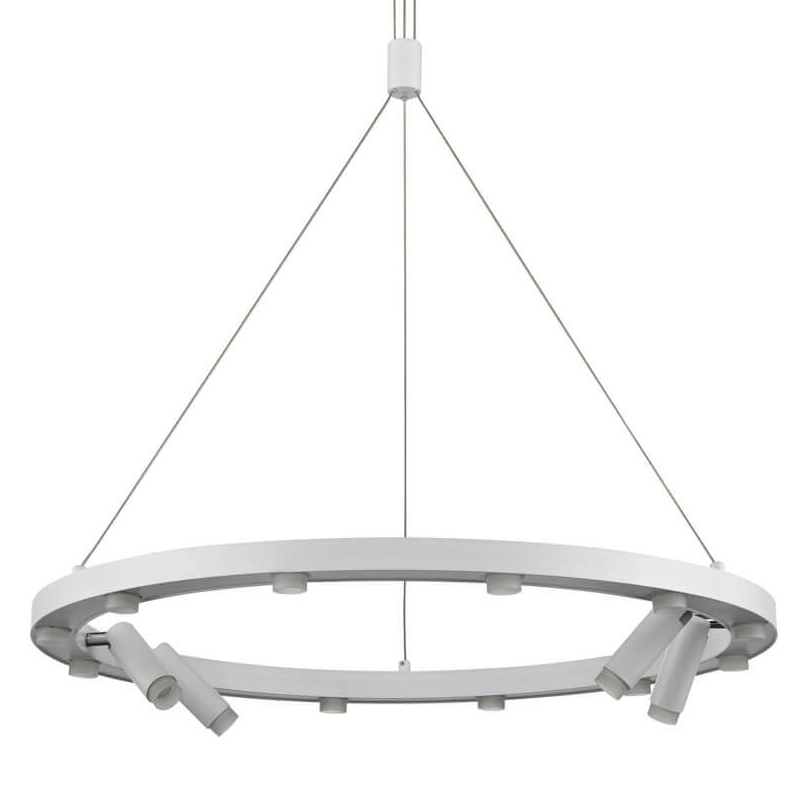 Люстра Rigor & Conciseness Lighting White Disk Белый Люстра Rigor & Conciseness Lighting White Disk Белый в Волгограде | Loft Concept